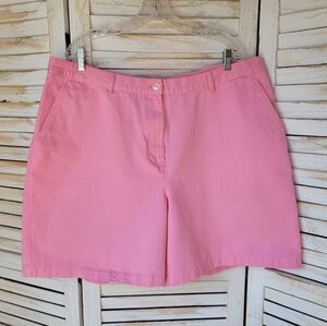 Lauren Ralph Lauren Pink Cotton Chino Shorts Women's Size 20W